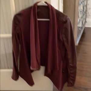 Blank NYC faux leather and material jacket